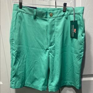 Vineyard Vines Green Bermuda Shorts Performance Fabric